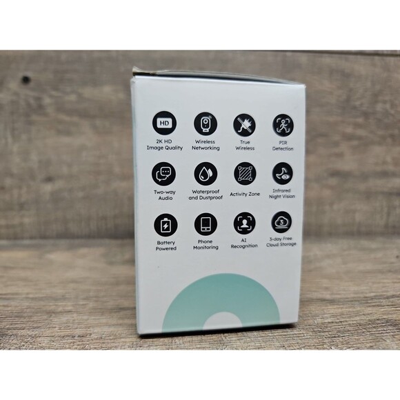 CURISEE Outdoor Security Camera Wireless 2K HD Home Security color night vision - Picture 4 of 5